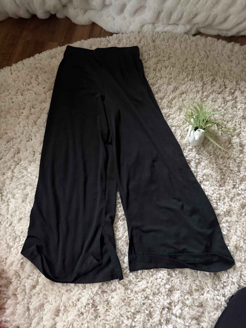 Flowy Ardene Black Wide-Leg super comfy women’s trouser Palazzo Pants wide-leg s